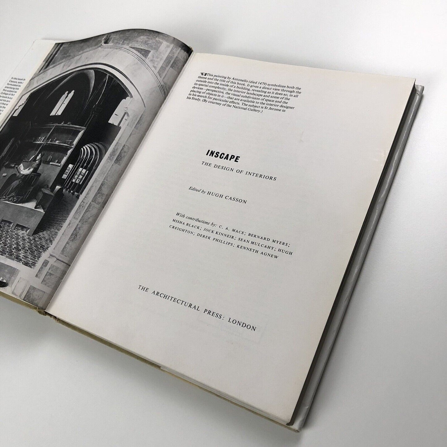 Inscape. The design of interiors edited by Hugh Casson | Architectural Press, 1968