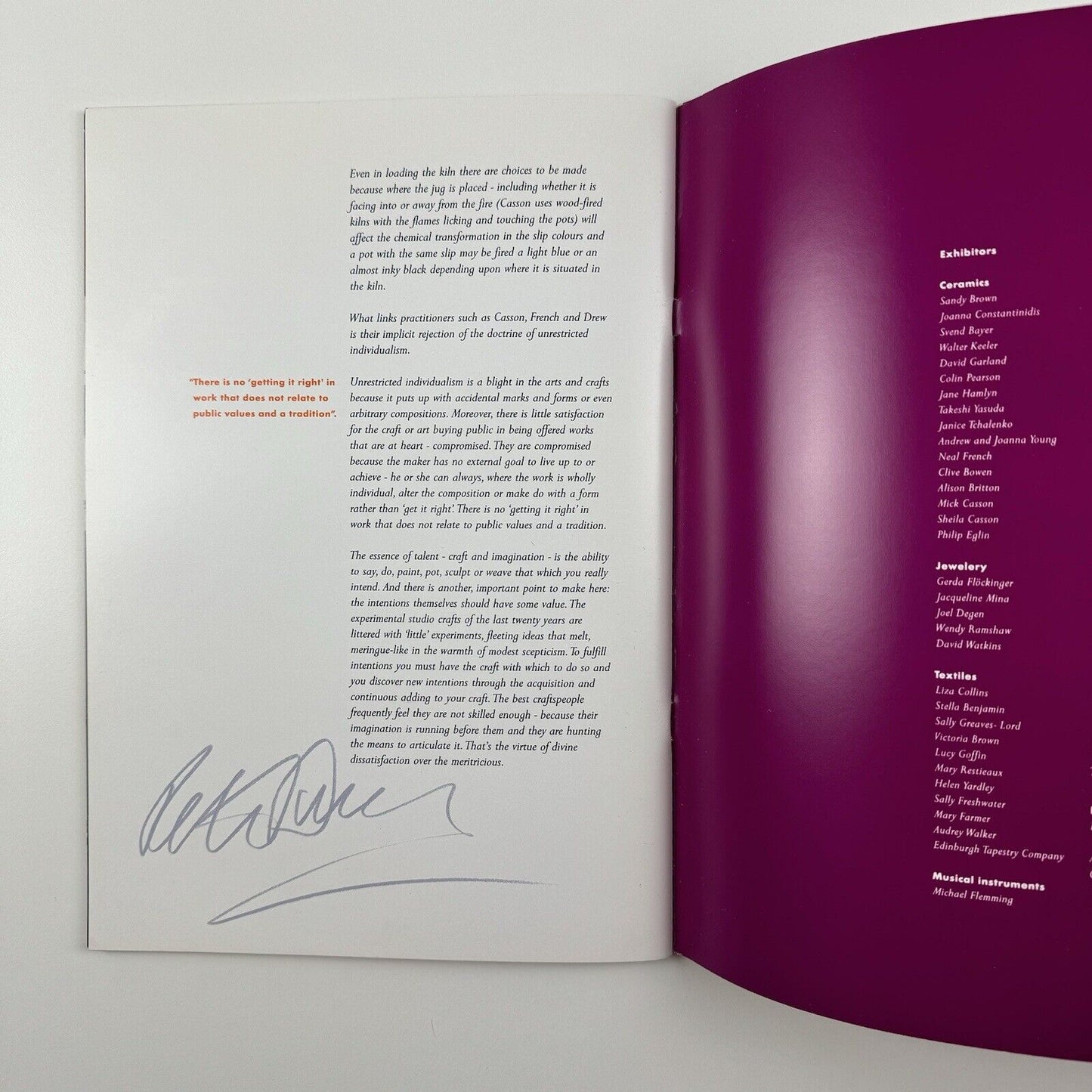 Beyond The Dovetail. Craft, Skill and Imagination | edited by Christopher Frayling | Crafts Council, 1991