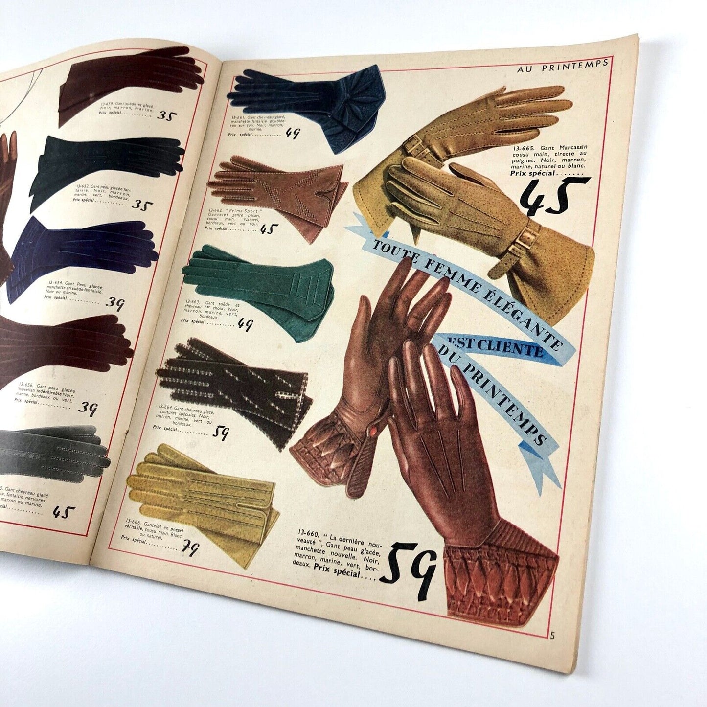 Au Printemps magazine 3 Fevrier 1937/38 | Guillaume et Huot, Paris