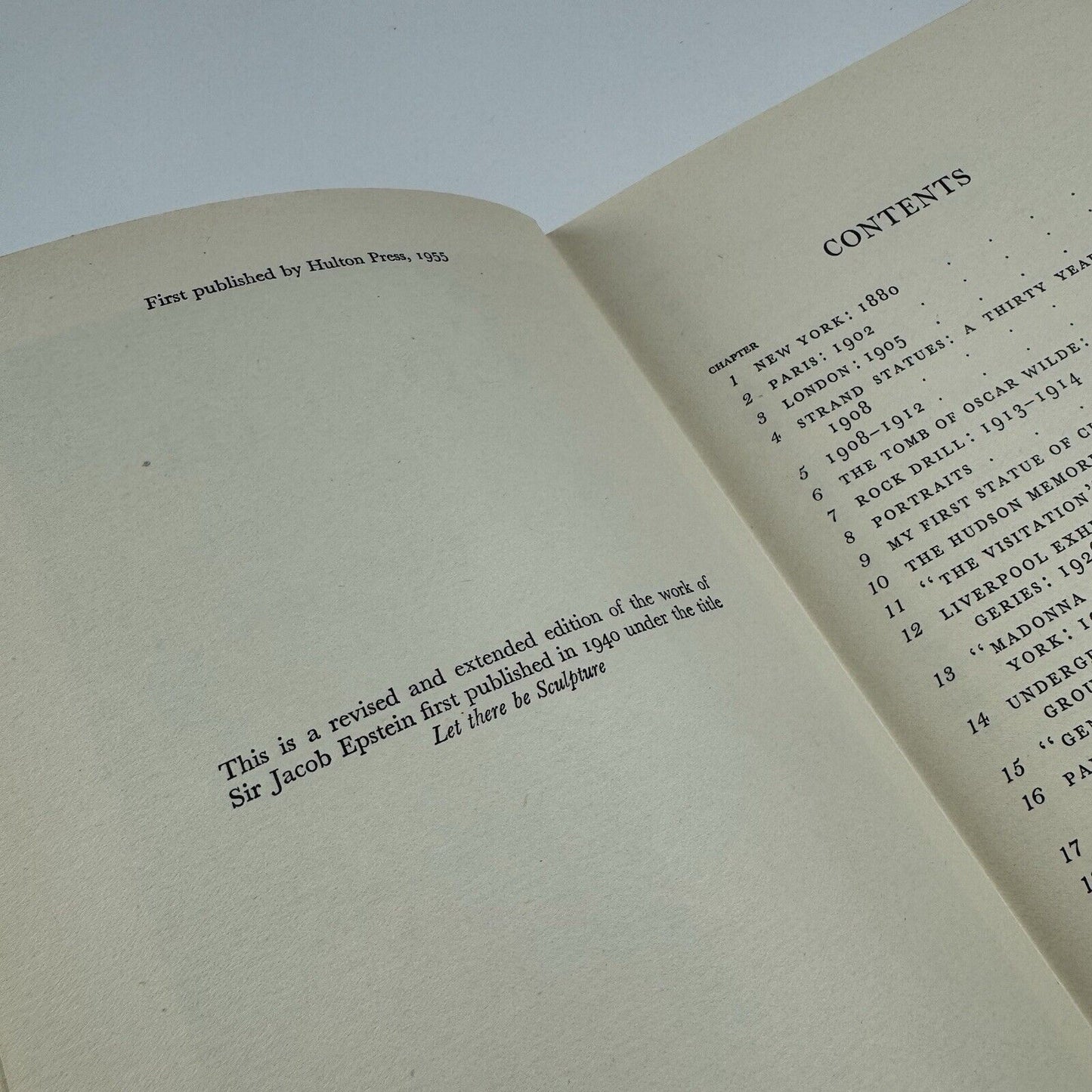 Jacob Epstein – An Autobiography | Hulton Press, 1955