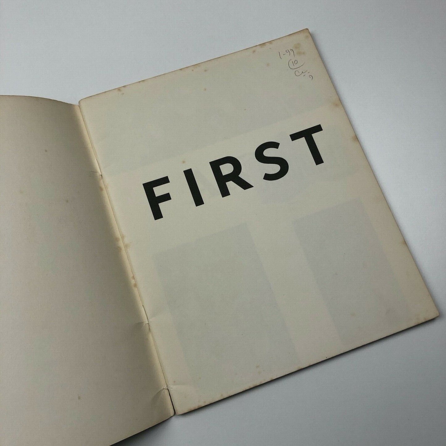 FIRST: A magazine for Sculpture students of The St Martins School of Art, 1960, issue 1