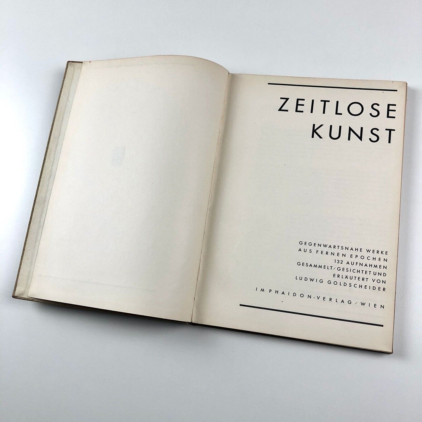 Zeitlose Kunst by Ludwig Goldscheider | Phaidon-Verlag, 1934