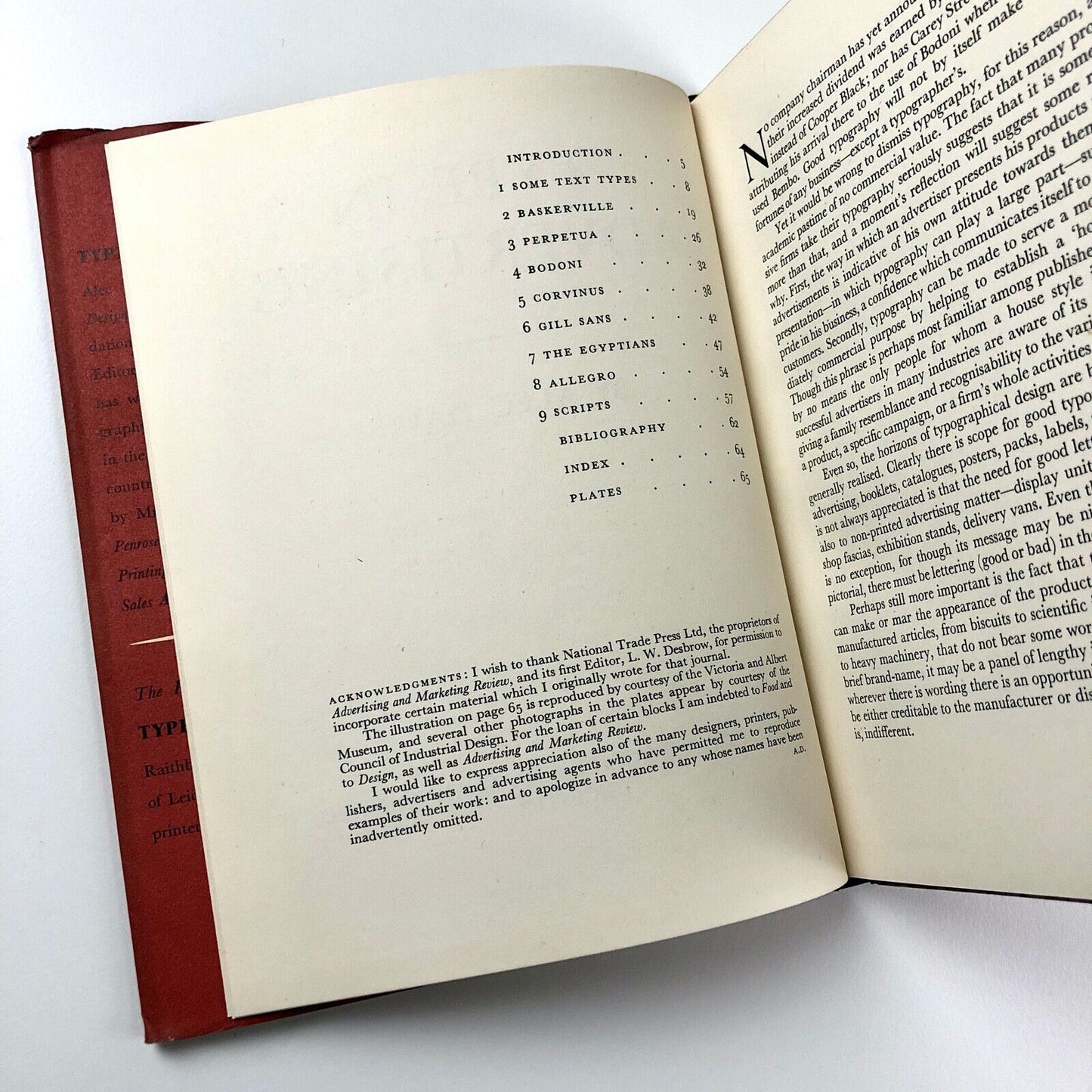 Alec Davis – Type in Advertising | Published by Raithby, Lawrence & Company, c.1950