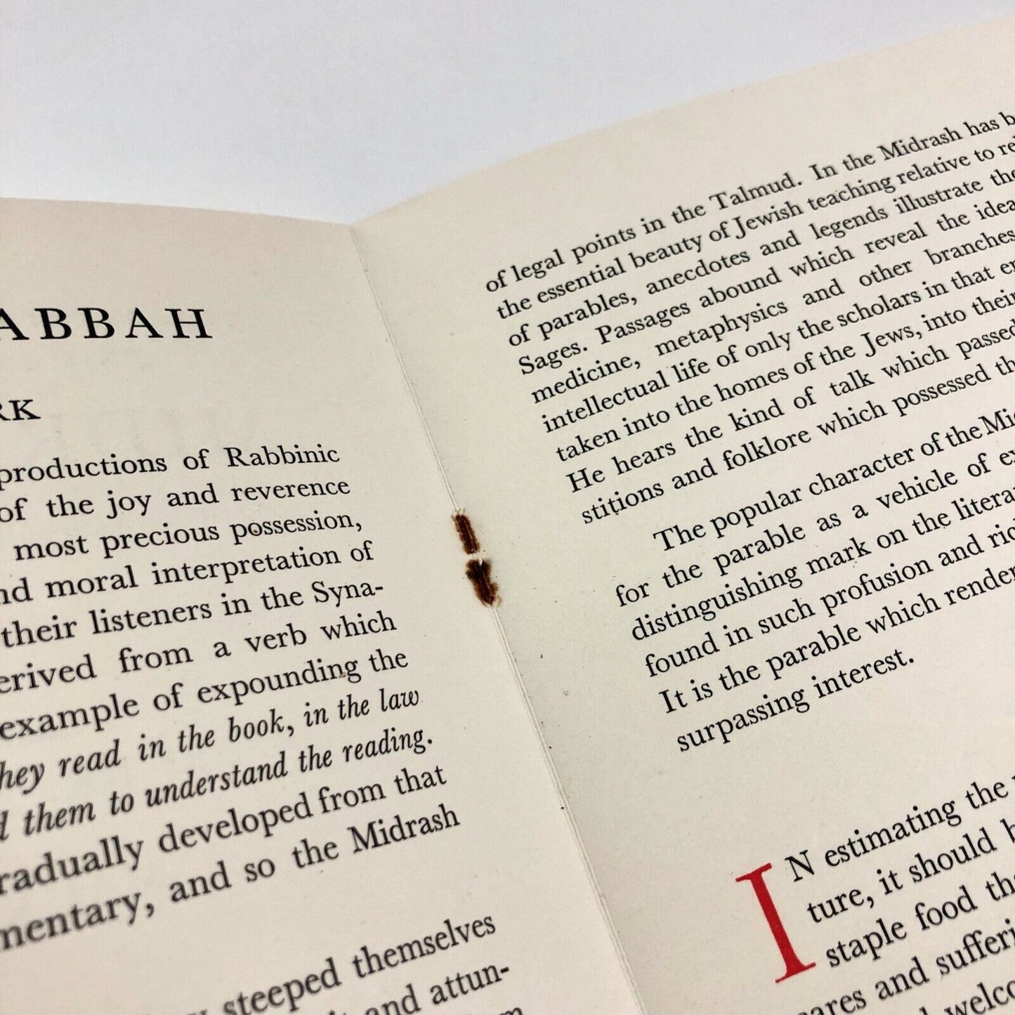 Prospectus for The Midrash Rabbah | edited by Rabbi Dr. H. Freedman | The Soncino Press 1939
