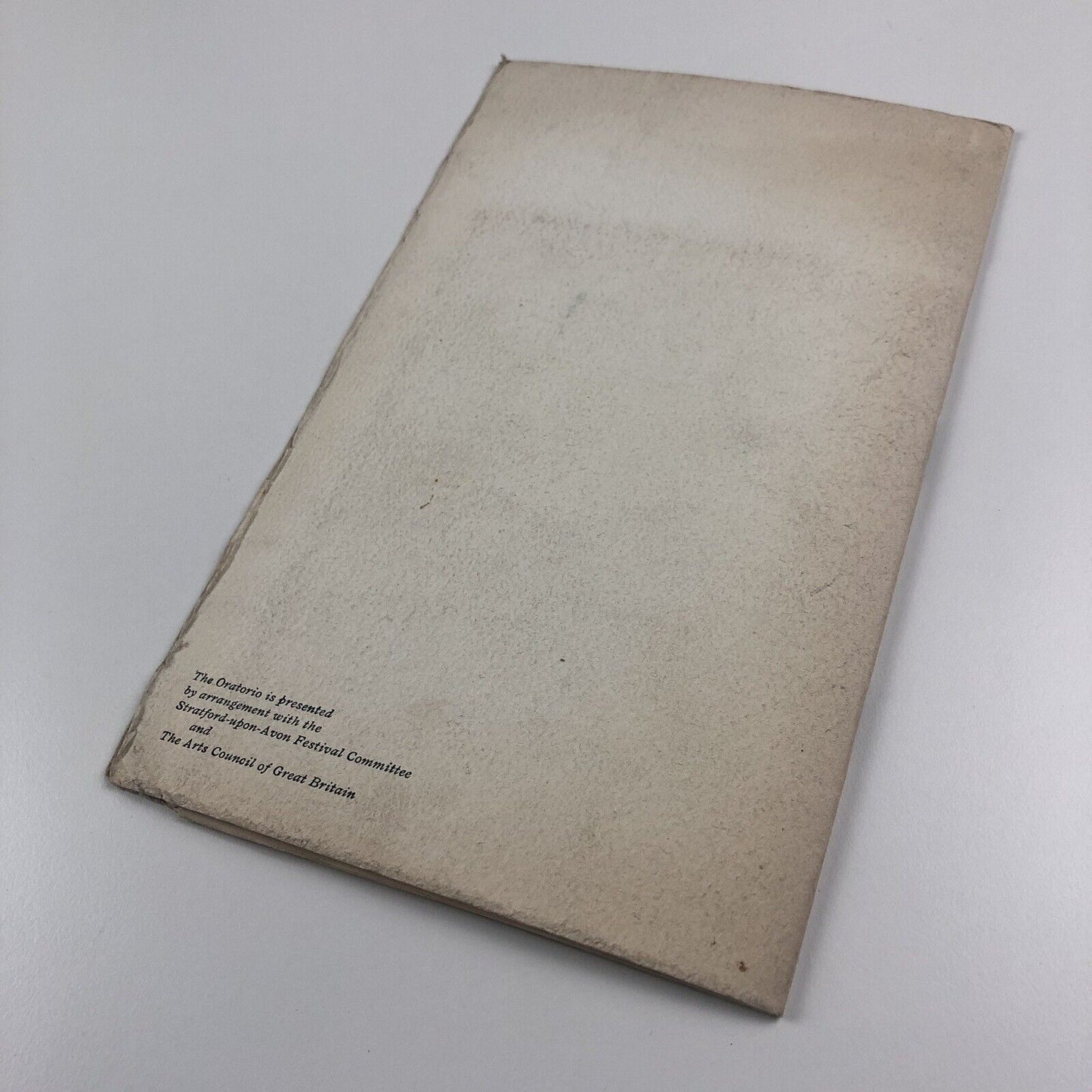 Judith an Oratorio by Dr Arne. The Libretto by Isaac Bickerstaffe. Church of Holy Trinity Stratford-Upon-Avon | Stratford-upon-Avon Festival Committee and Arts Council, 1951