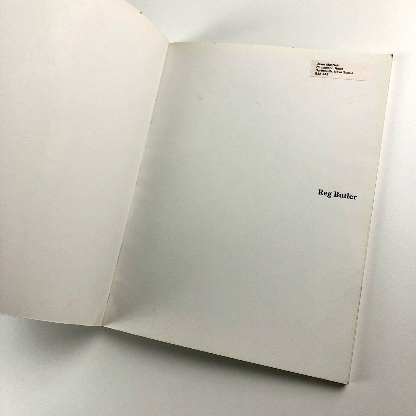 Reg Butler | Tate Gallery exhibition catalogue, 1983