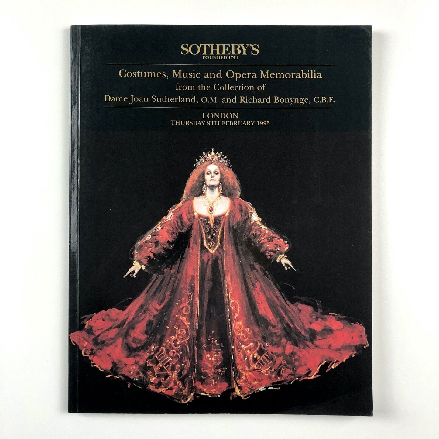 Costumes, Music and Opera... Dame Joan Sutherland/Richard Bonynge | Sotheby's catalogue, 1995