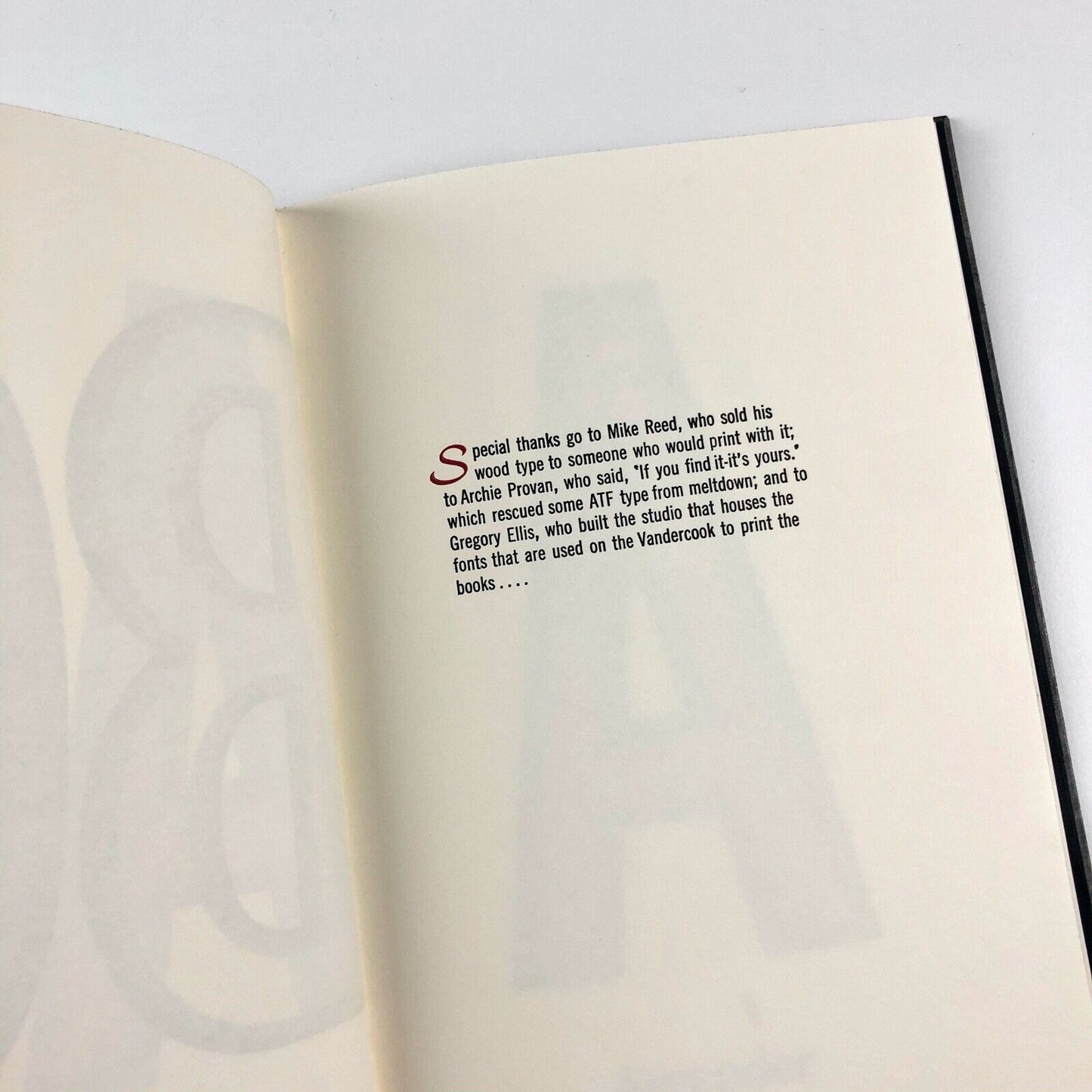 A Typographer's ABC | Elsi Vasdal Ellis, 1992 | limited edition signed Eve Press