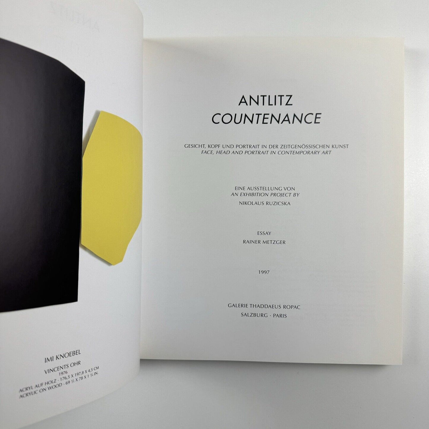 Antlitz: Countenance | Face, Head & Portrait in Contemporary Art | Galerie Thaddaeus