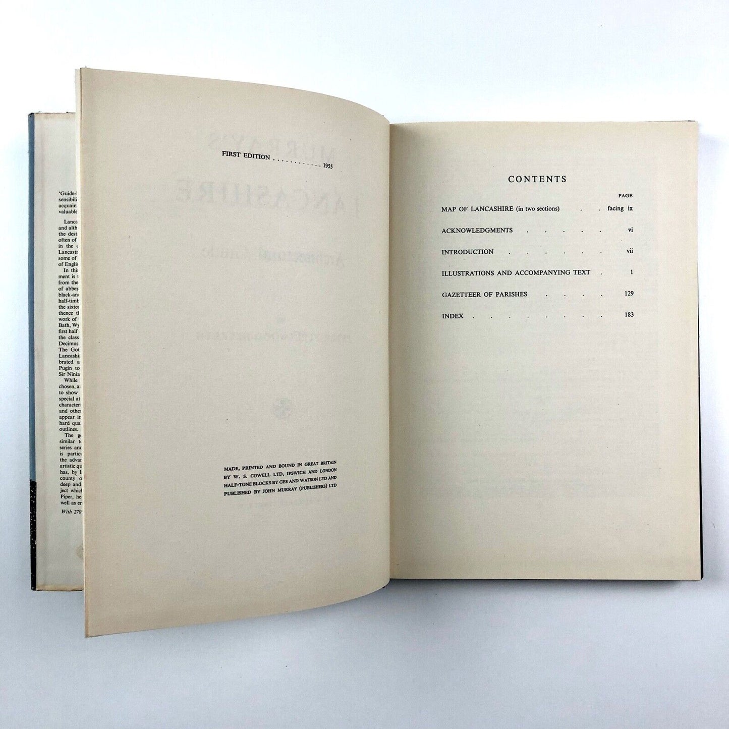 Murray's Lancashire Architectural Guide | Peter Fleetwood-Hesketh, 1955