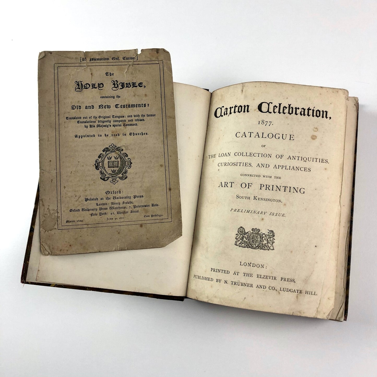 Caxton Celebration, 1877 catalogue | South Kensington Museum | George Bullen, Vivian Ridler
