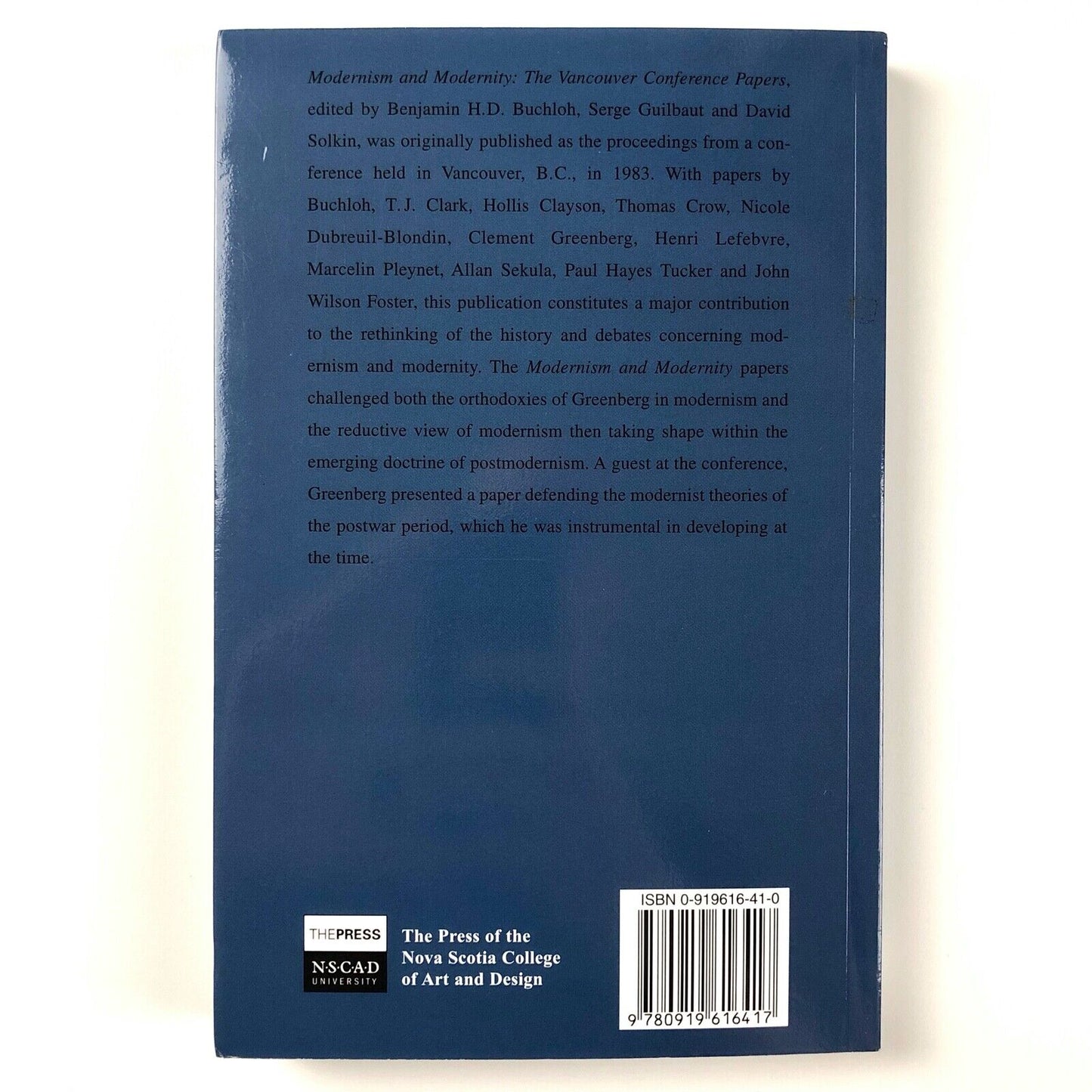 Modernism and Modernity | Vancouver Conference Papers, 2004 Edition