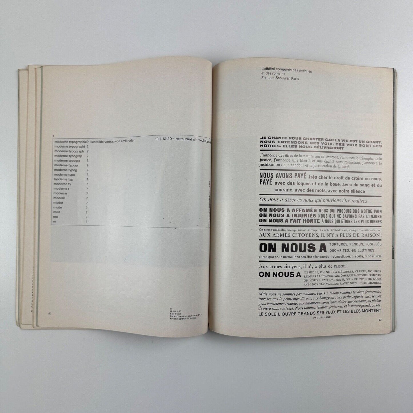 Typographische Monatsblätter. January 1961, No. 80