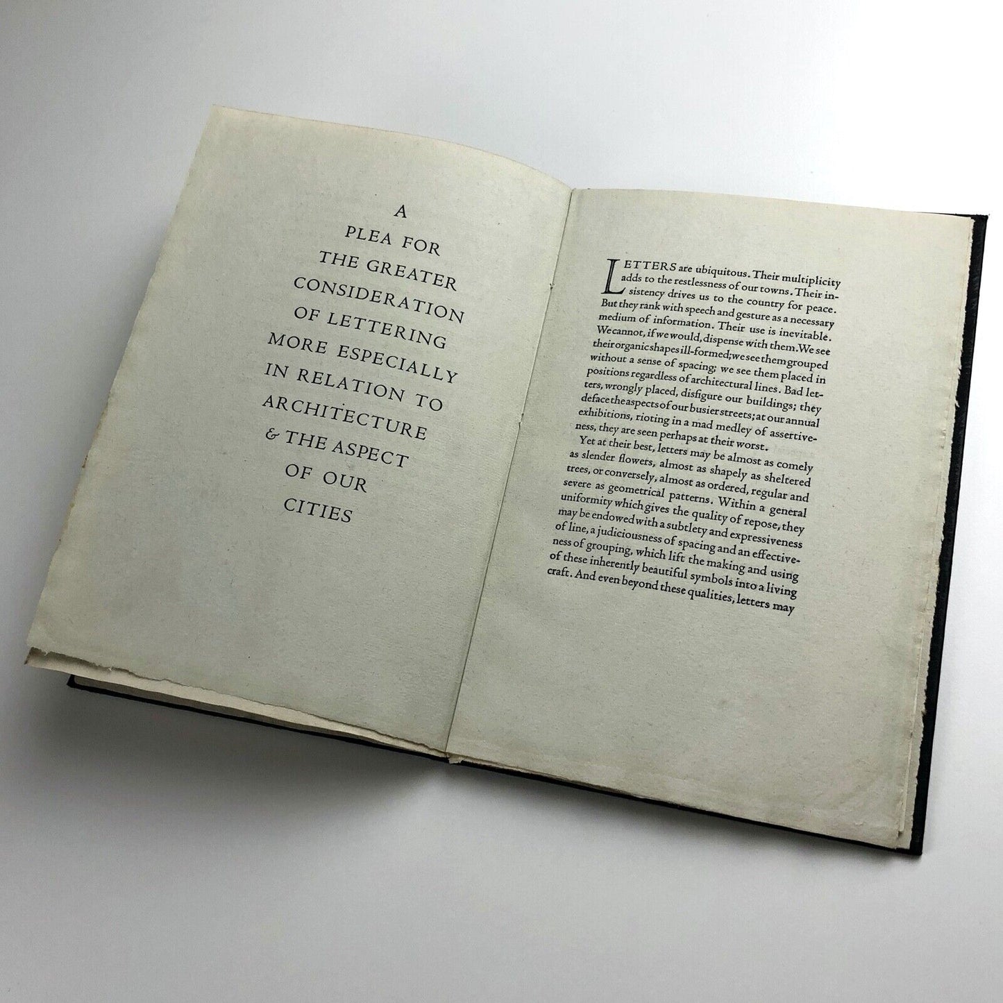 Lettering: A Plea, by Percy Smith | The Dorian Workshop & Studio, 1932