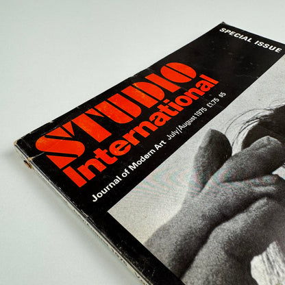 Studio International Journal of Modern Art. Special issue. Art and Photography. Volume 190, Number 976, July/August 1975