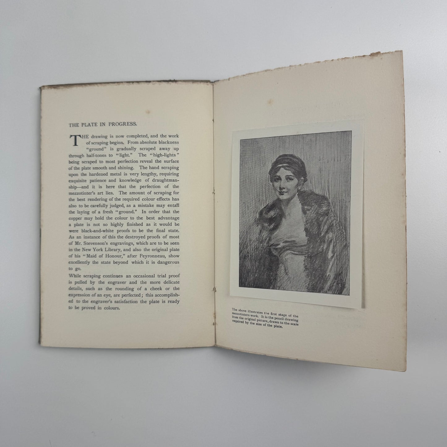 A note on the art of mezzotint and mezzotint printing in colours by H.C. Dickens, London | Stephen T. Green, London, undated