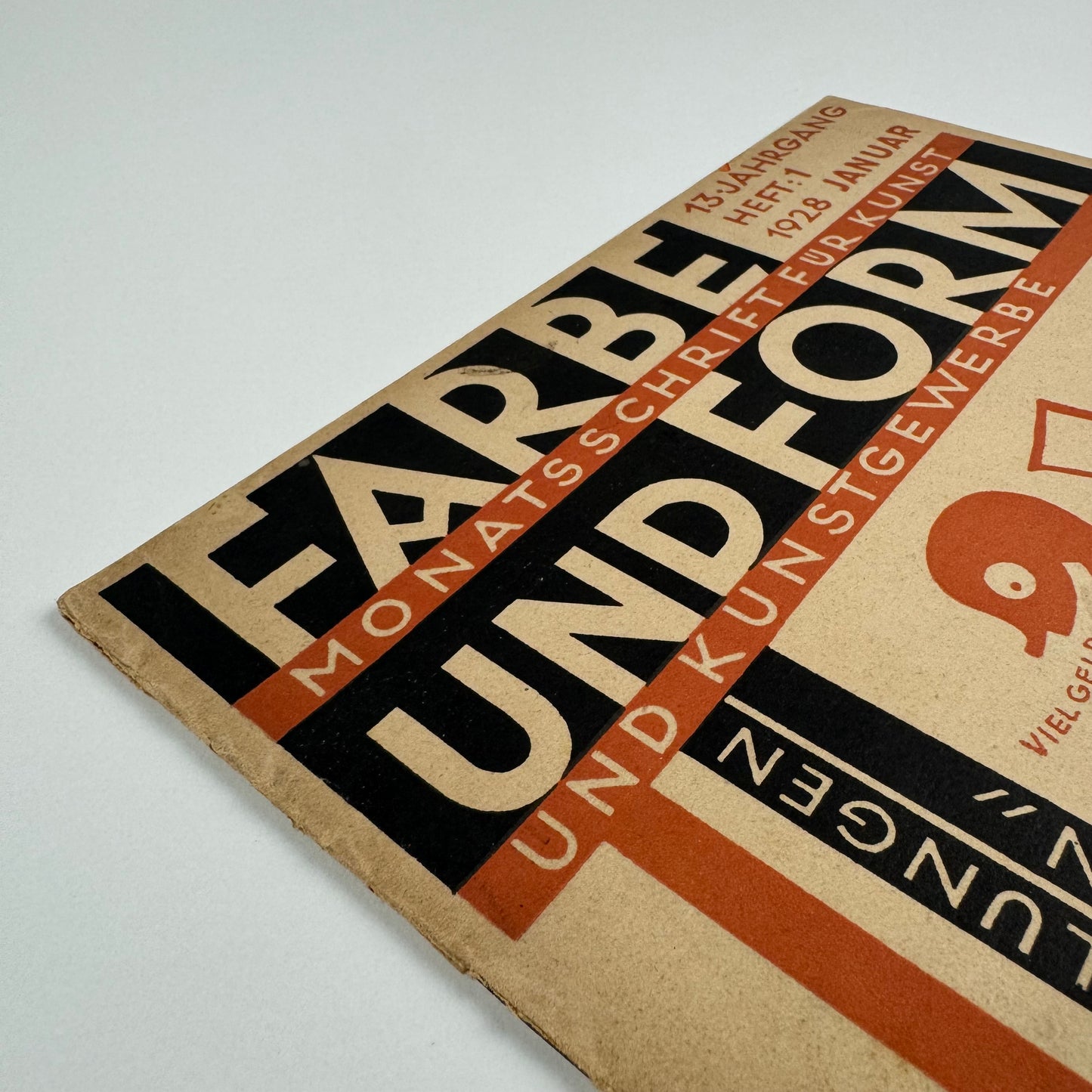 Farbe und Form. Monatsschrift für Kunst und Kunstgewerbe | Mit der beilage ‘Mitteilungen der Schule [Albert] Reimann' |  13 Jahrgang, 1, January 1928