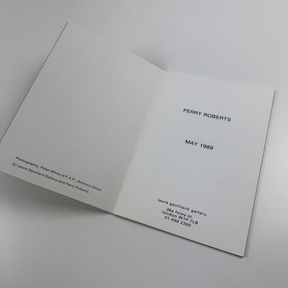 Perry Roberts | Laure Genillard Gallery, London | 1989