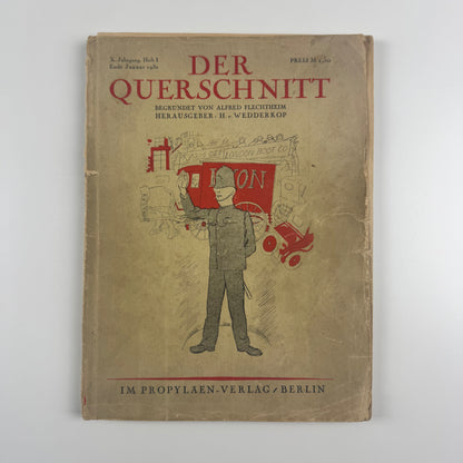Der Querschnitt, X Jahrgang, Heft 1, January, 1930 | London issue | IM Propylaen-Verlag, Berlin, 1930