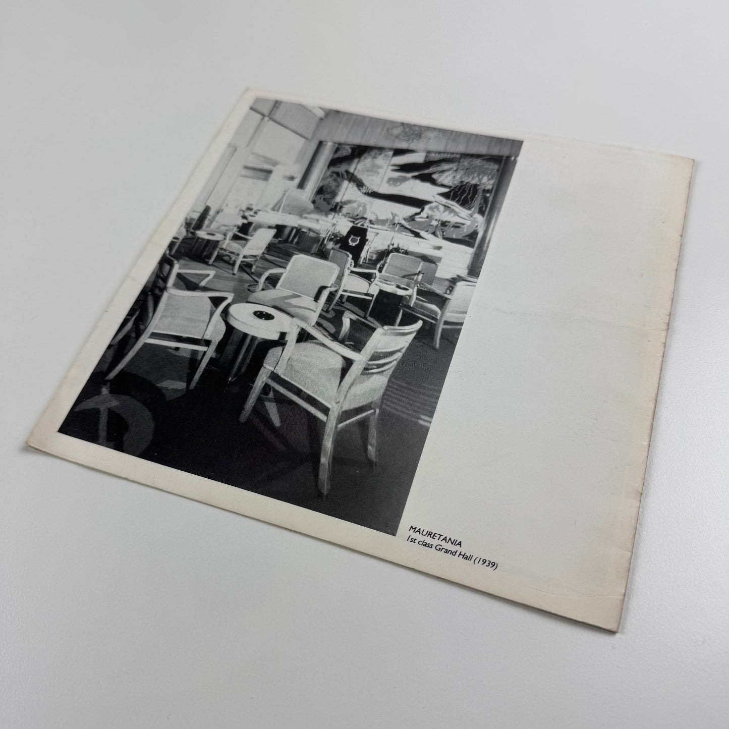 Small leaflet for Art on the Liners. A Celebration of Elegance at Sea | Southampton City Art Gallery, 1986