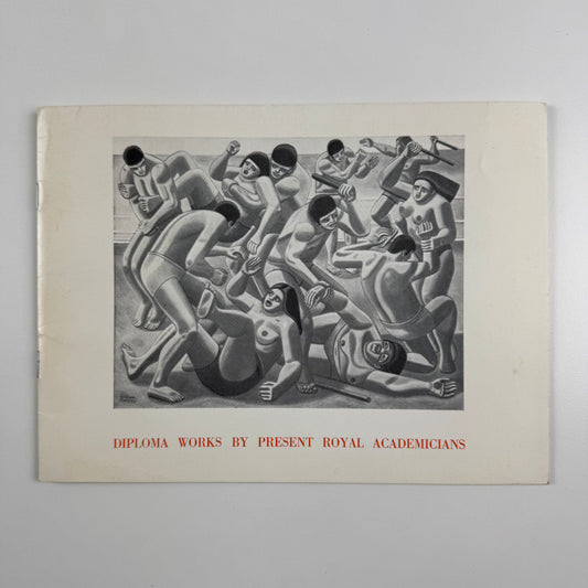 Diploma works by present Royal Academicians. An Exhibition of 62 Paintings, Engravings, Architectural Drawings and Sculptures, lent by the Royal Academy of Arts | Nottingham University Art Gallery, 1973