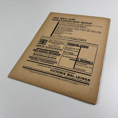 Farbe und Form. Monatsschrift für Kunst und Kunstgewerbe | Mit der beilage ‘Mitteilungen der Schule [Albert] Reimann' |  12 Jahrgang, 10/11, November 1927