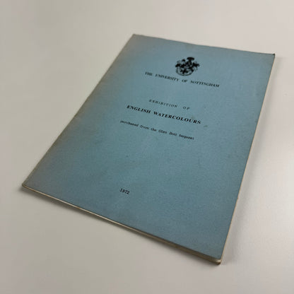 Exhibition of English Watercolours purchased from the Glen Bott bequest | University of Nottingham, 1972
