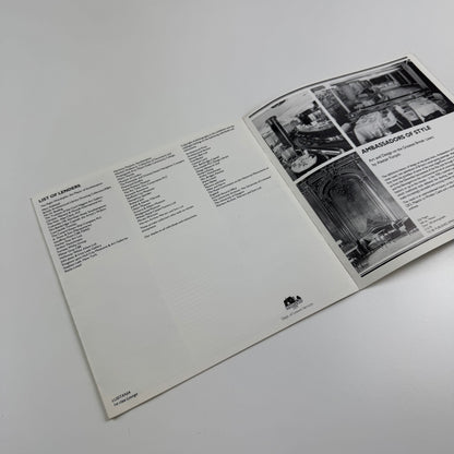 Small leaflet for Art on the Liners. A Celebration of Elegance at Sea | Southampton City Art Gallery, 1986