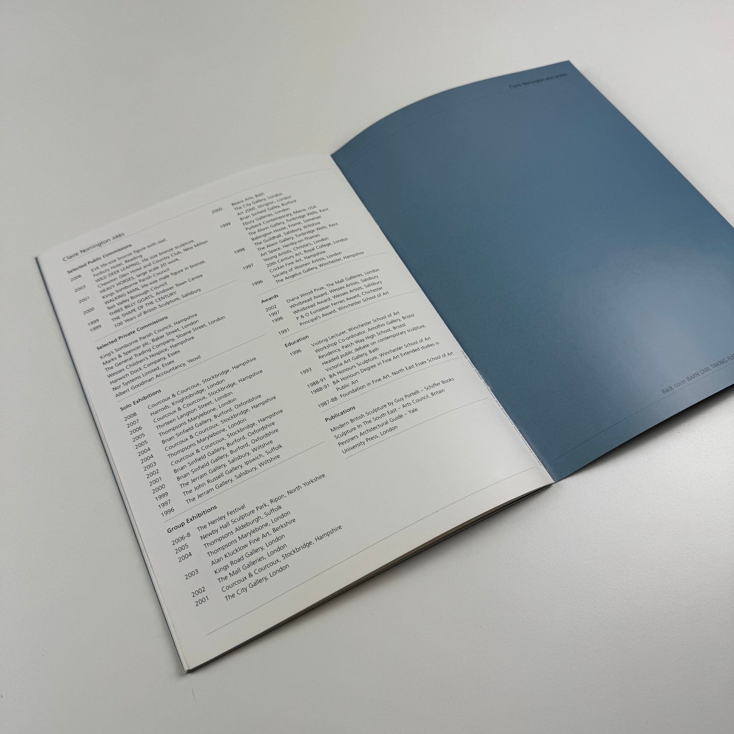 Claire Norrington. New Works | Courcoux and Courcoux, 2008?