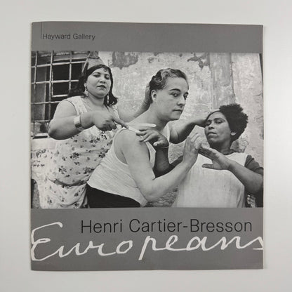 Gallery/folding guide to accompany Henri Cartier-Bresson. Europeans | Hayward Gallery, 1998