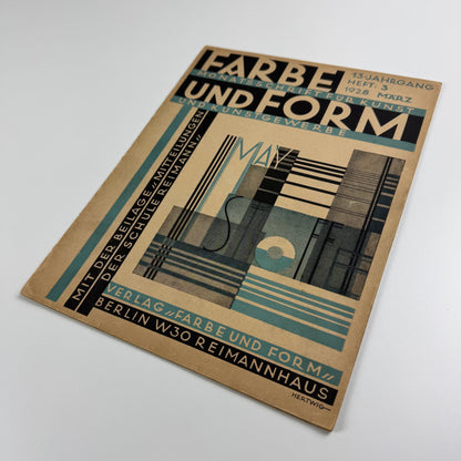 Farbe und Form. Monatsschrift für Kunst und Kunstgewerbe | Mit der beilage ‘Mitteilungen der Schule [Albert] Reimann.'   13 Jahrgang, 3, March 1928