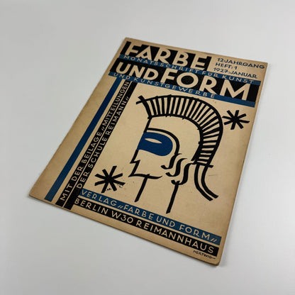 Farbe und Form. Monatsschrift für Kunst und Kunstgewerbe | Mit der beilage ‘Mitteilungen der Schule [Albert] Reimann' |  12 Jahrgang, 1, January 1927