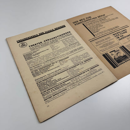Farbe und Form. Monatsschrift für Kunst und Kunstgewerbe | Mit der beilage 'Mitteilungen der Schule [Albert] Reimann' |  12 Jahrgang, 9, October 1927