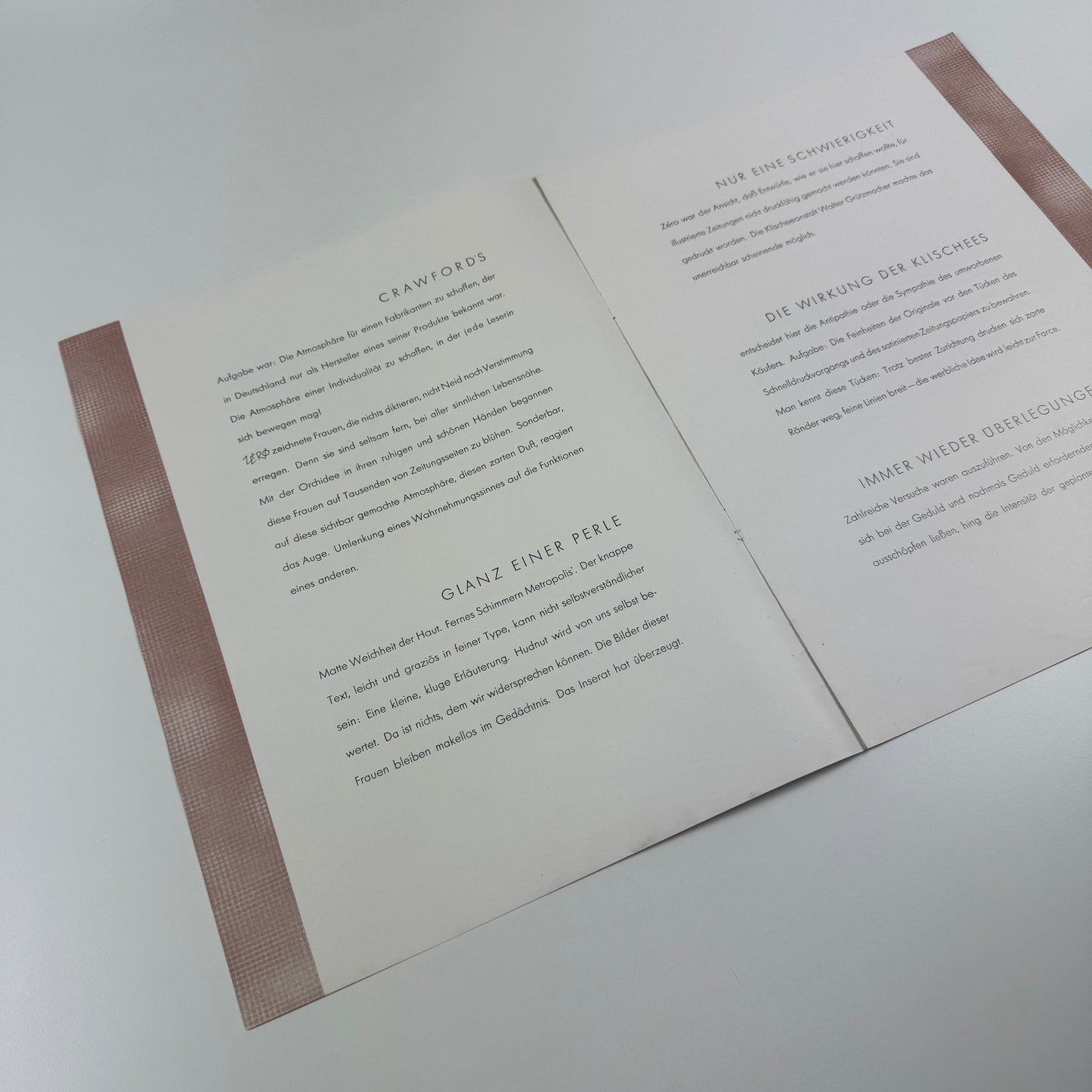 Folder and inserts Richard Hudnut | Hans Schleger (Zero) Crawfords Advertising Agency c. 1930s