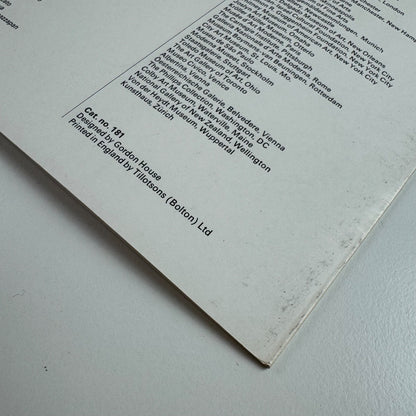 Colin Lanceley | Marlborough London February 1966 design by Gordon House
