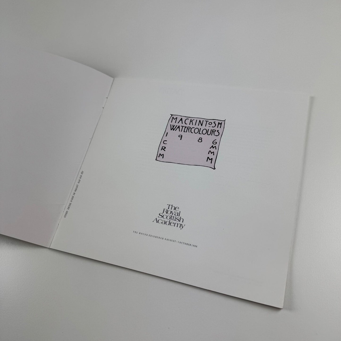 Mackintosh Watercolours | The Royal Scottish Academy, 1986