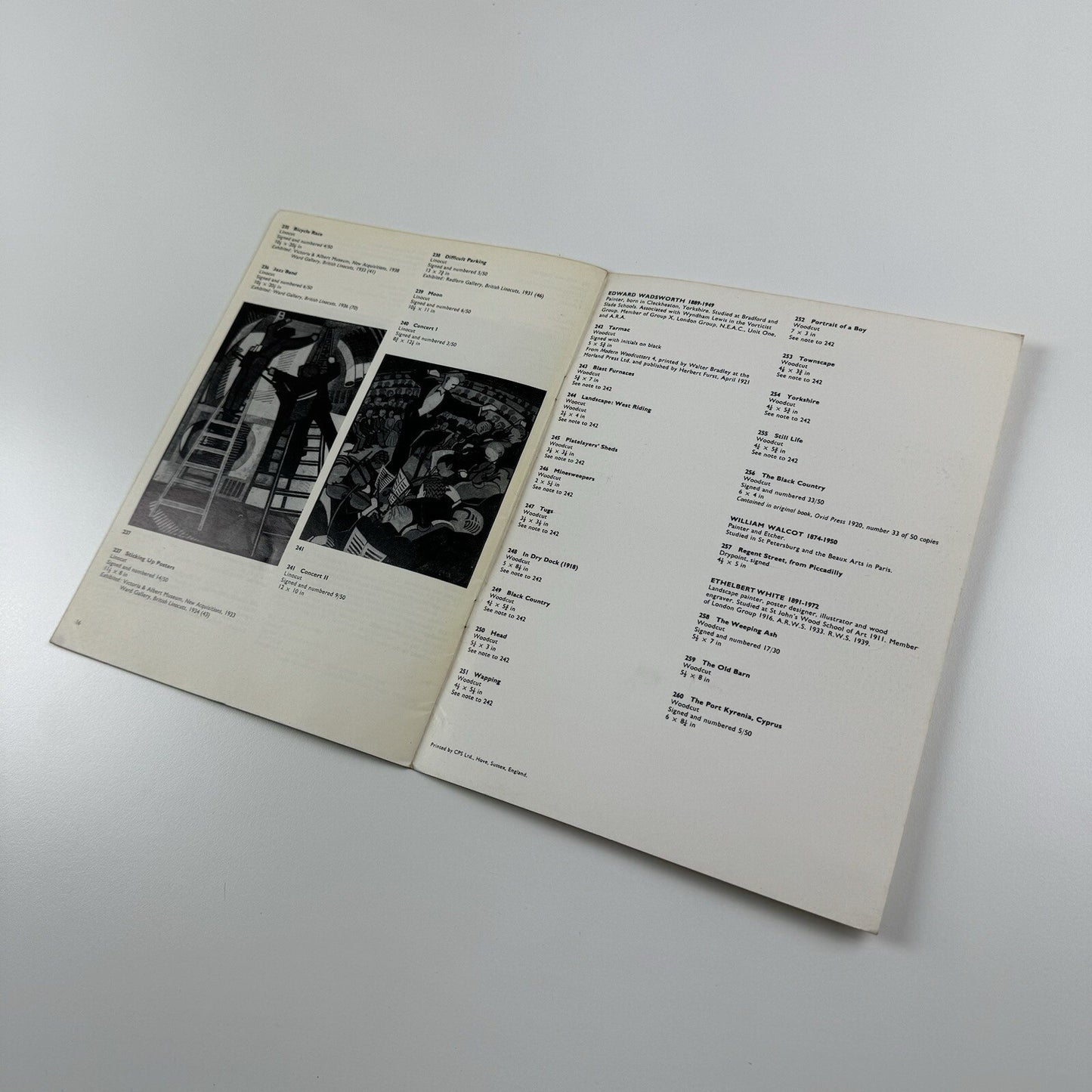 British Print Makers of the 1920’s and 1930’s | Michael Parkin Fine Art catalogue, 1974