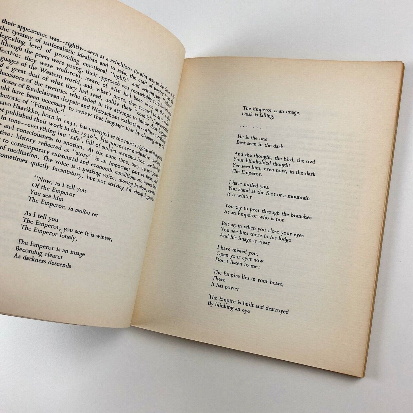 Paavo Haavikko – Selected Poems | Translated by Anselm Hollo | Cape Goliard 1968