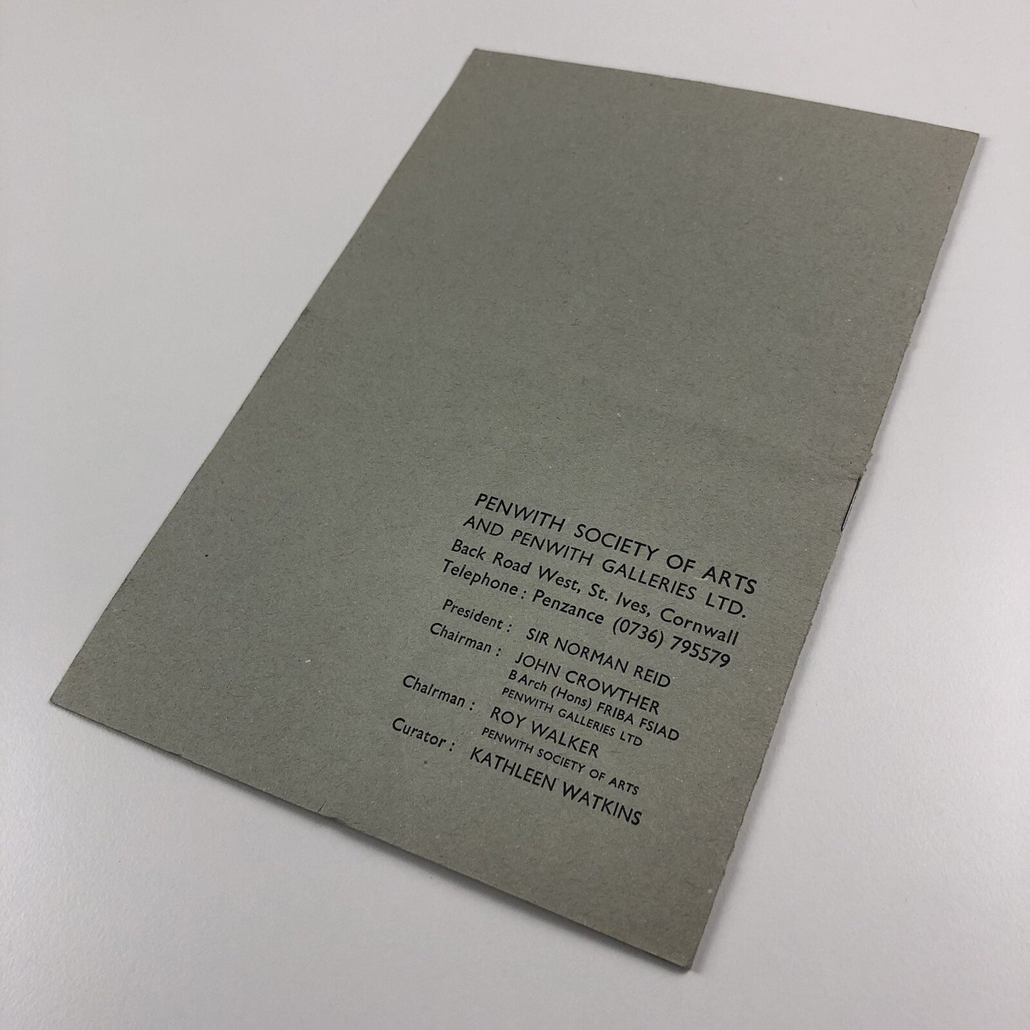 Catalogue – Penwith Summer exhibition 1981 | Penwith Society of Arts