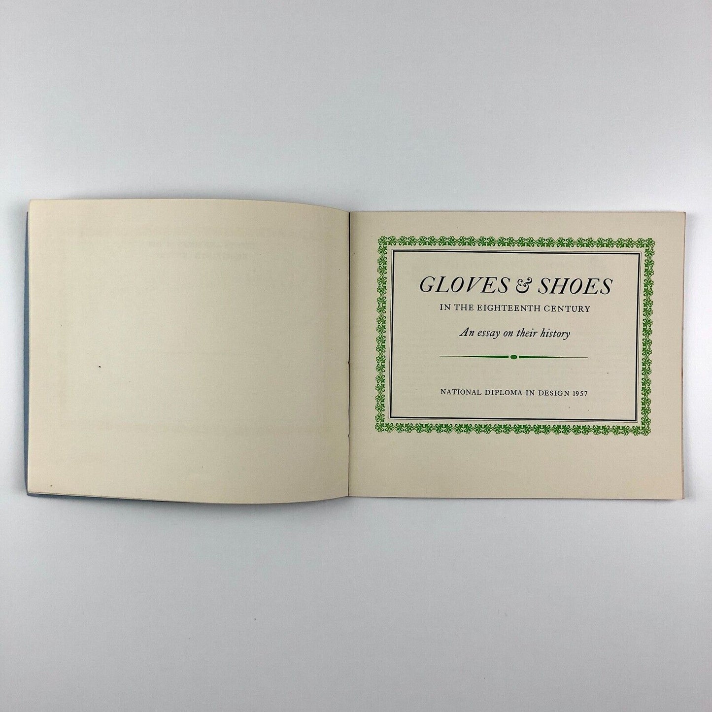 Gloves and Shoes in the Eighteenth Century | National Diploma in Design, 1957