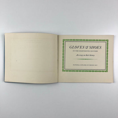 Gloves and Shoes in the Eighteenth Century | National Diploma in Design, 1957