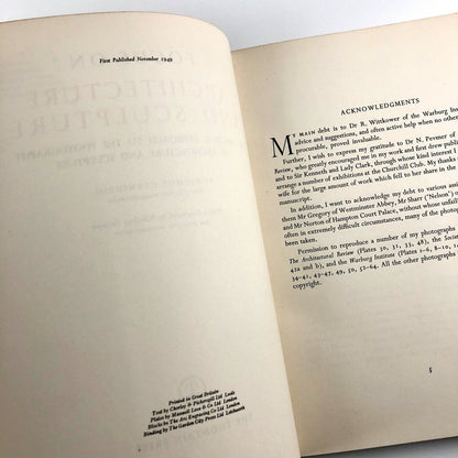 Focus on Architecture and Sculpture | Helmut Gernsheim | The Fountain Press 1949