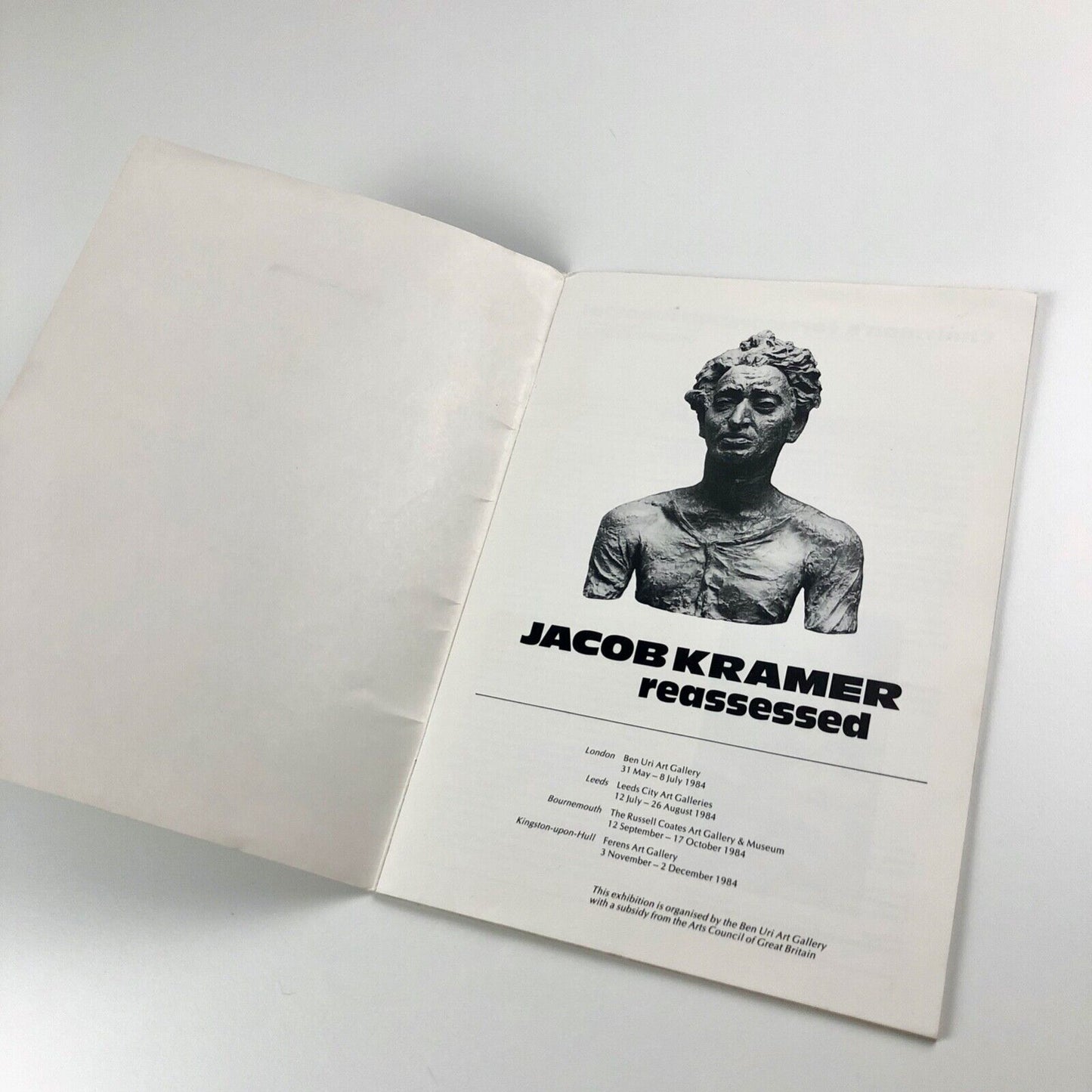 Jacob Kramer Reassessed | Ben Uri Gallery catalogue, 1984