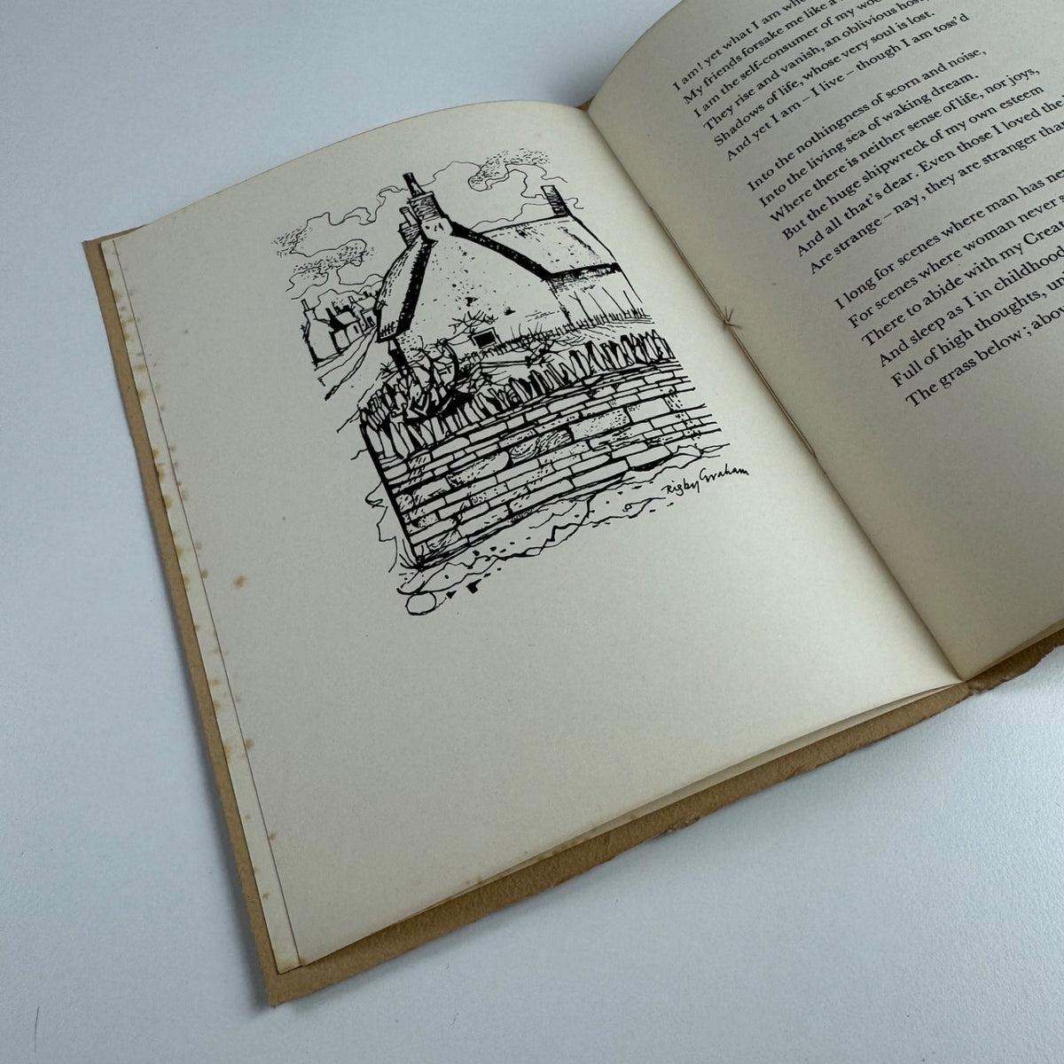 John Clare 1793-1864 illustrated by Rigby Graham | Orpheus Press 1959 limited edition