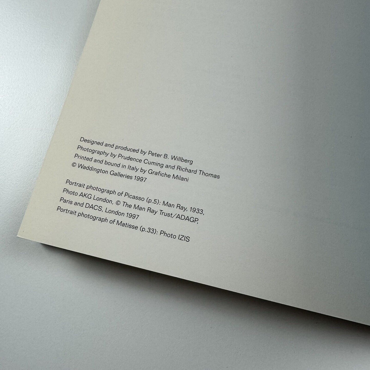 Picasso/Matisse Works on Paper | Waddington Galleries, 1997