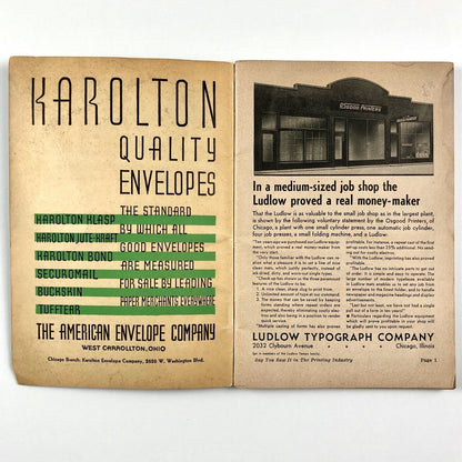 The Printing Industry – trade journal | Volume Seventeen, Number 7 | July 1936