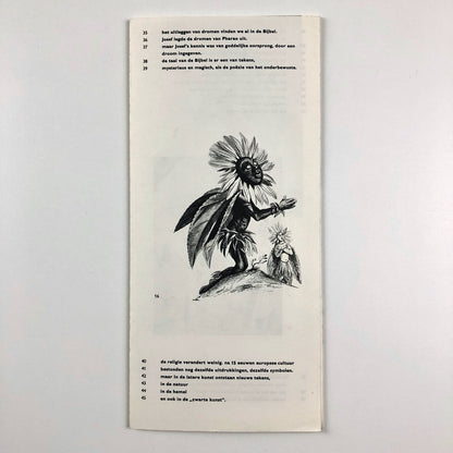 De Droom (The Dream) | Stedelijk Museum exhibition leaflet | Cat. no. 296, 1962