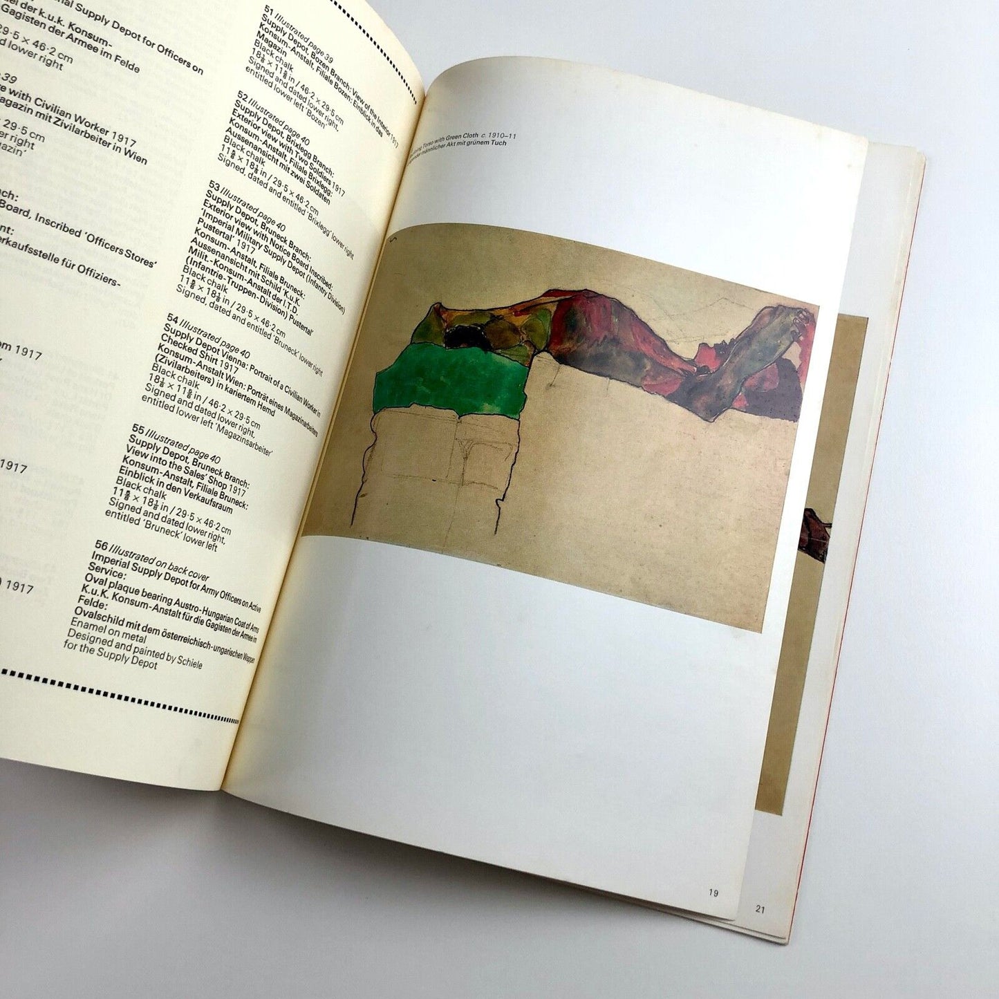 Egon Schiele – Drawings and Watercolours 1909–1918 | Marlborough Fine Art, 1969 | typography by Gordon House