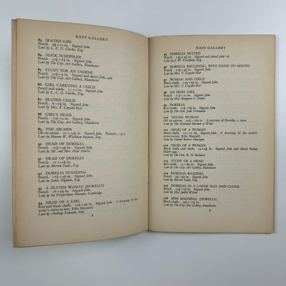 Works by Augustus John | Royal Academy Diploma Gallery 1952 2nd edition