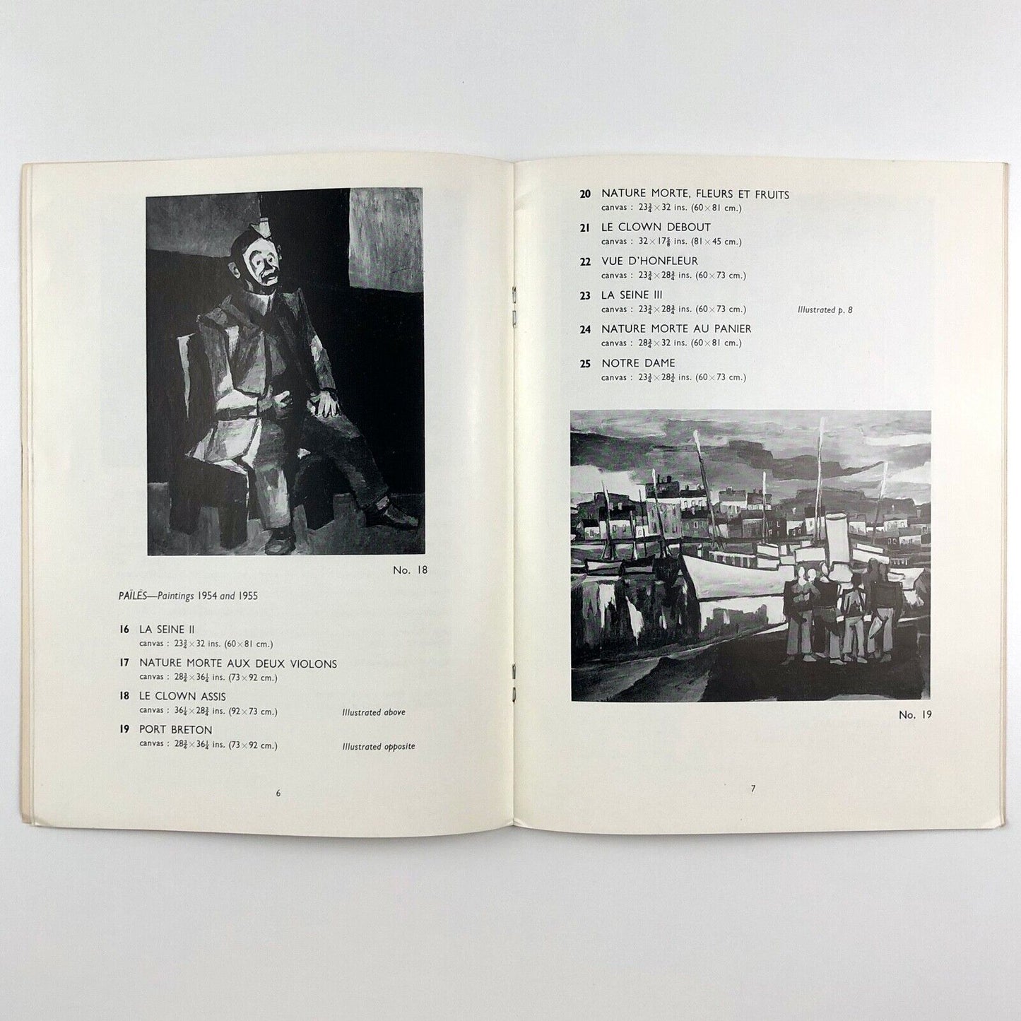 Jacques Boussard / Isaac Païlès / Bill Barker | Marlborough catalogue, 1956